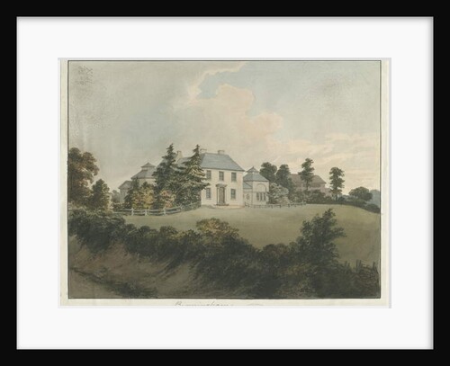 Soho - Francis Eginton's House: water colour painting by Francis Eginton
