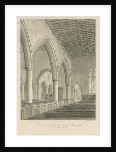 Interior of Penkridge Church by John Buckler