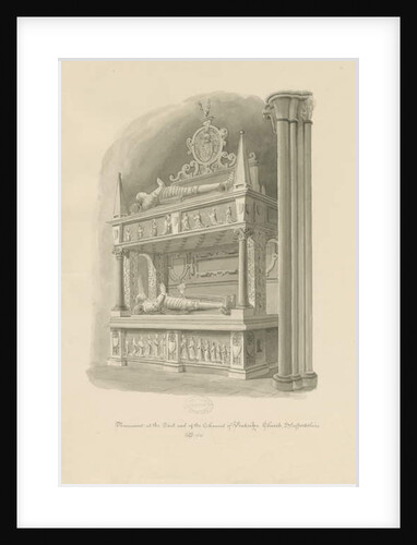 Penkridge Church - 'Double-Deck' tomb of Sir Edward Littletons by John Chessell Buckler