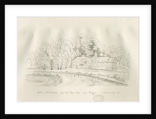 Stafford - River Sow: pen and ink drawing, 1836 by John Robert Fernyhough