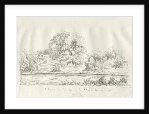 Stafford - River Sow: pen and ink drawing, 1836 by John Robert Fernyhough