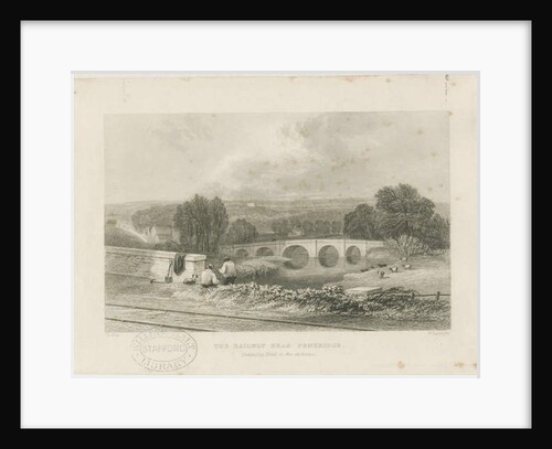 Penkridge Town - Railway and Bull Bridge by David Cox