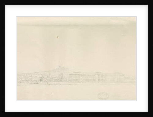 Stafford - View of Town: pencil drawing, nd [?19th cent] by School English