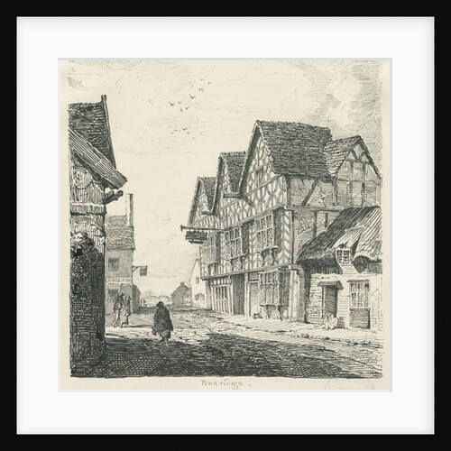 Penkridge Town - Old House by Thomas Peploe Wood