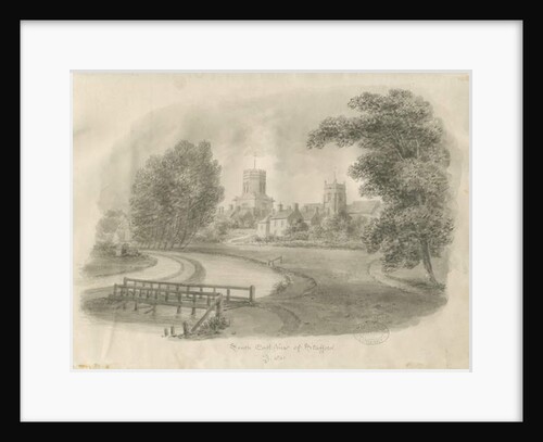 Stafford - South East View by John Buckler