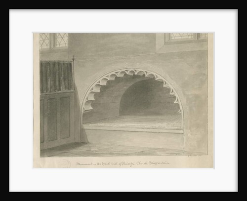 Penkridge Church - Monument in South Wall by George Buckler