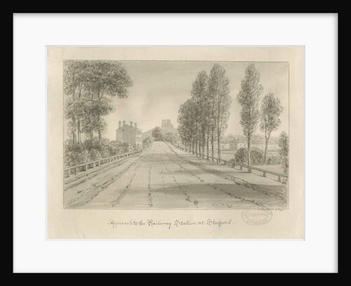 Stafford - Approach to Railway Station by John Buckler