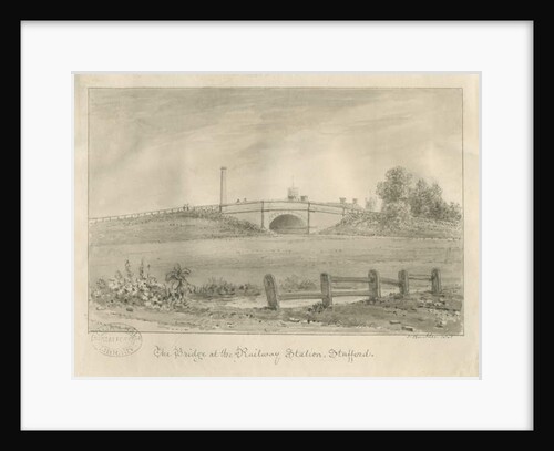 Stafford - Bridge at Railway Station by John Buckler
