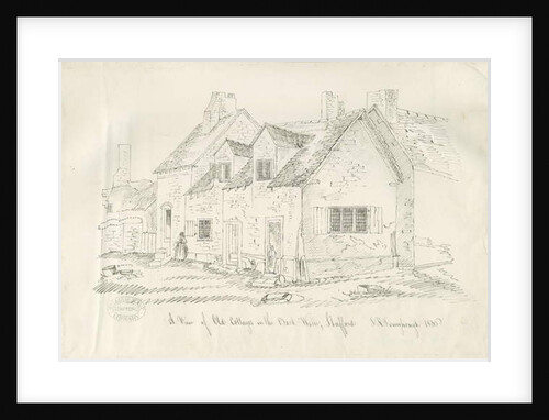 Stafford - Old Cottage in Back Walls by John Robert Fernyhough