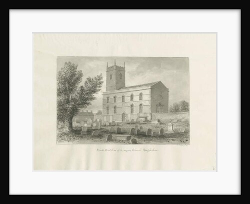 Longnor Church - 'St. Giles' [St Batholomew's] by John Buckler