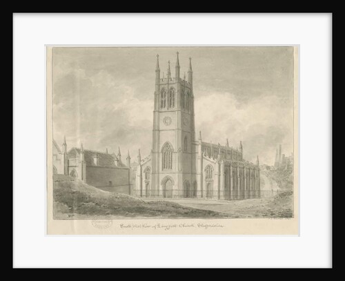 Longport Church -St. Paul's by John Chessell Buckler