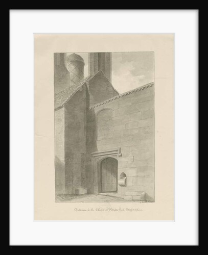 Pillaton Hall - Chapel Entrance by George Buckler