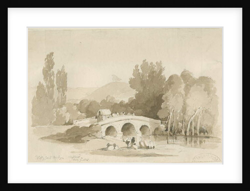 Stafford - Hollyford Bridge, Milford by Thomas Peploe Wood