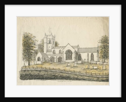 Madeley Church: water colour drawing, nd [1762-1802] by Stebbing Shaw
