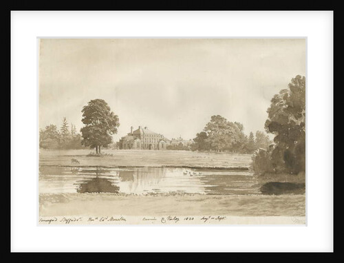 Somerford Hall by Cornelius Varley