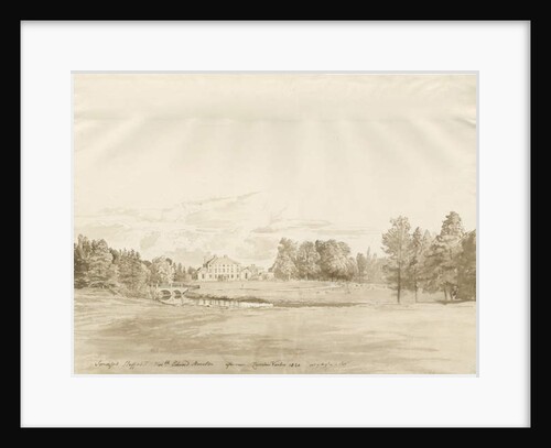 Somerford Hall by Cornelius Varley