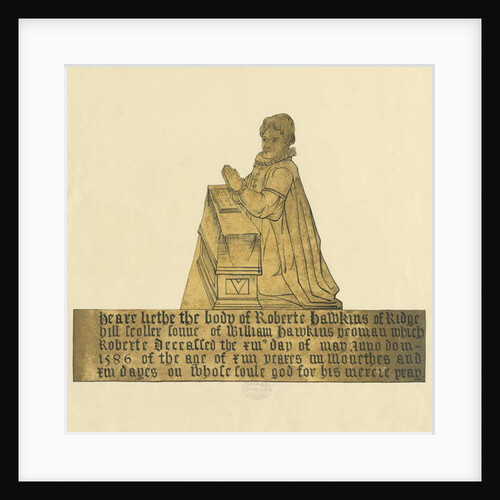 Madeley Church - Monument to Robert Hawkins by School English