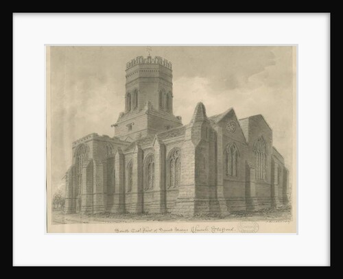 Stafford - St. Mary's Church by John Buckler