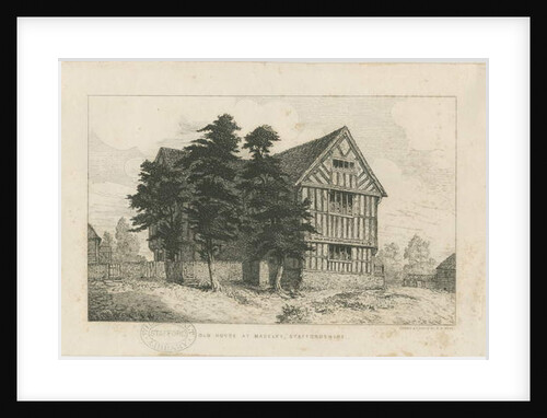 Madeley - Old House by Robert William Buss