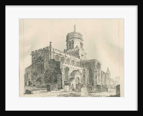 Stafford - St. Mary's Church by Thomas Peploe Wood