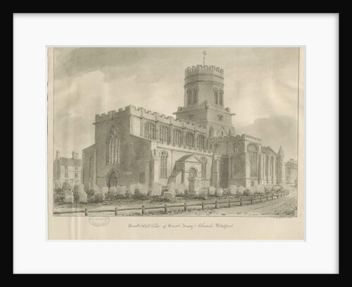 Stafford - St. Mary's Church by John Buckler