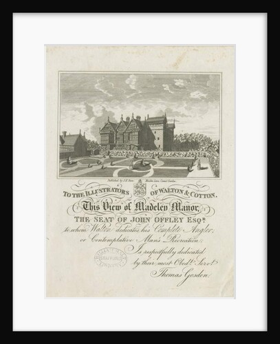 Madeley Manor House by Charles Cotton