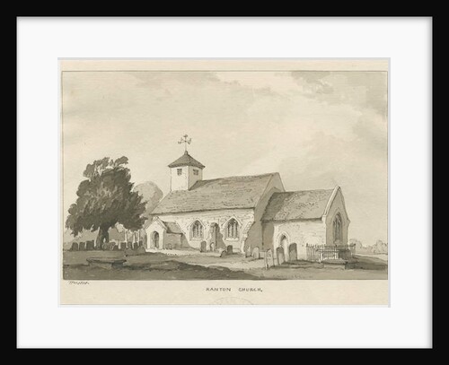 Ranton Church by Thomas Peploe Wood
