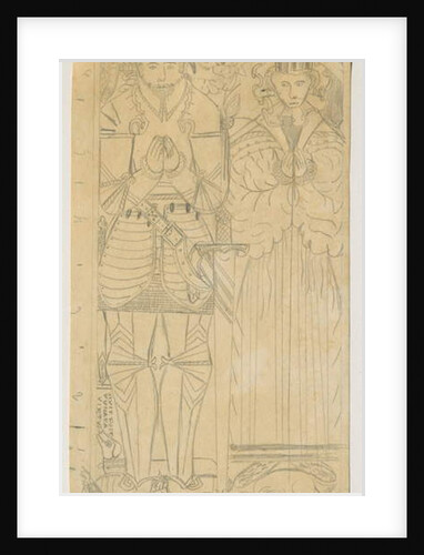 Marchington Church - Monument of Walter Vernon by School English