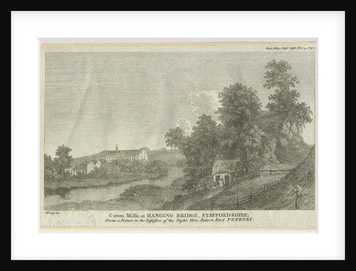 Mayfield - Hanging Bridge: engraving, nd [c 1796] by James Peller Malcolm