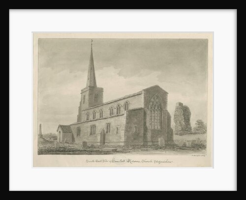 Hamstall Ridware Church by John Buckler