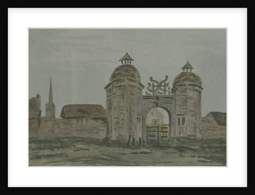 Hamstall Ridware Hall - Porters' Lodges by Allen Edward Everitt