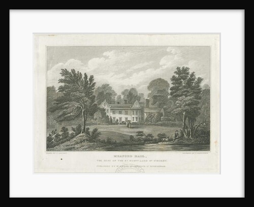 Meaford Hall: engraving, nd [?mid 19th cent] by Frederick Calvert