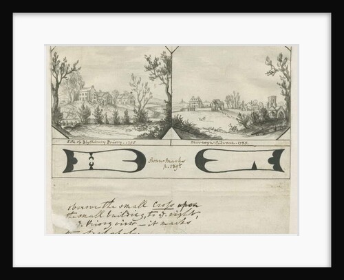 Mavesyn Ridware - Site of Blythbury Priory by Stebbing Shaw