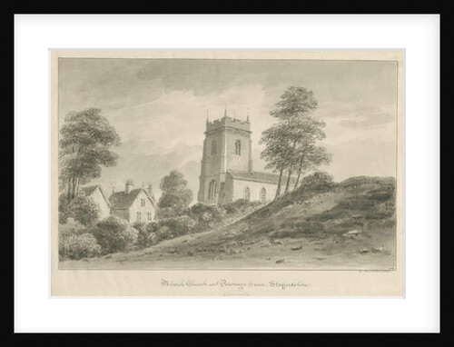 Milwich Church and Parsonage House by George Buckler