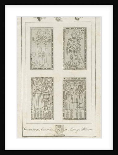 Mavesyn Ridware - Gravestones of the Carwardens: engraving by School English