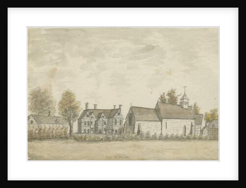 Pipe Ridware Church and Manor House by Stebbing Shaw