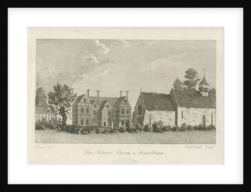 Pipe Ridware Church and Manor House by Stebbing Shaw