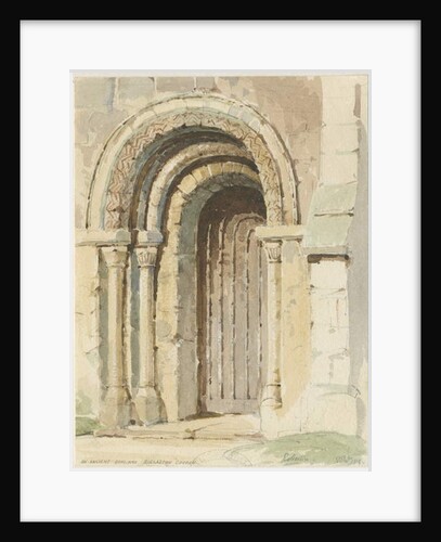 Rolleston Church by Thomas Peploe Wood