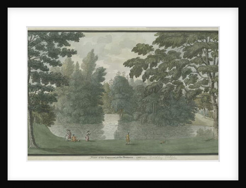 Needwood - Brickley Lodge: water colour painting, 1786 by School English