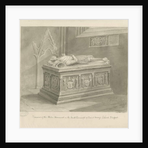 Stafford - Aston Monument in St. Mary's Church by John Buckler