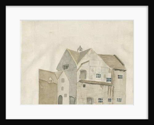 Stafford - The Old House of Correction: water colour painting by School English