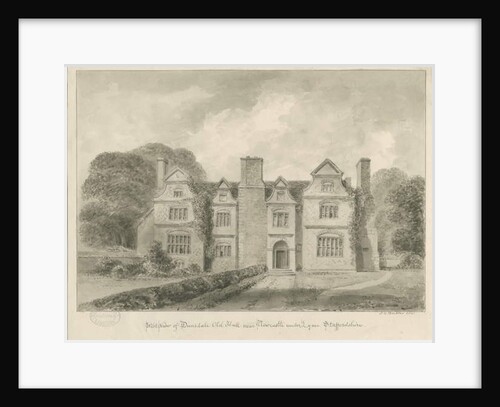 Dimsdale Old Hall by John Buckler