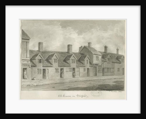 Stafford - Old Houses [in Eastgate Street] by John Buckler