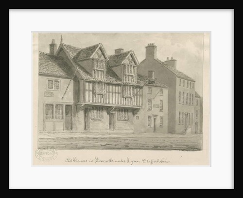 Newcastle-under-Lyme - Old Houses by John Buckler