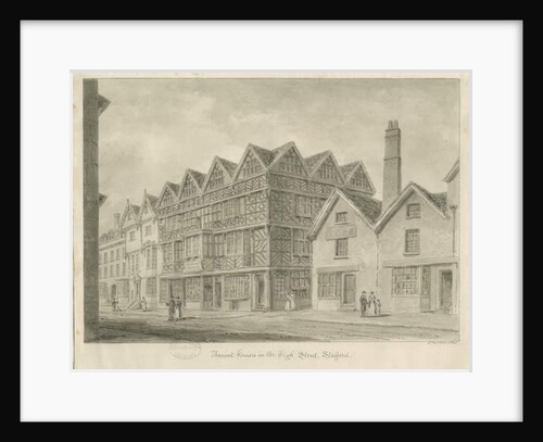 Stafford - Ancient 'High House' by John Buckler