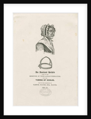 Newcastle-under-Lyme - A Scold's Bridle by School English