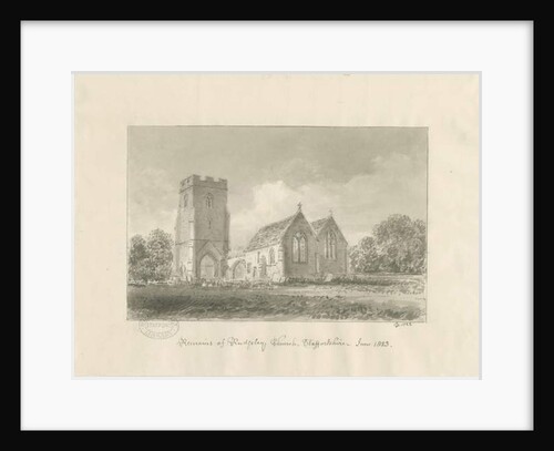 Rugeley Church by John Chessell Buckler