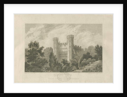 Castle Church - Stafford Castle: engraving, nd [1830] by Frederick Calvert