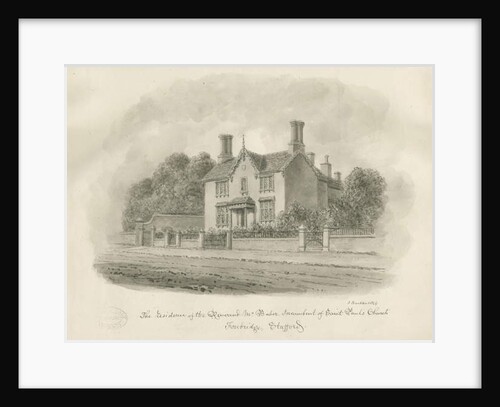 Stafford - Residence of Reverend Baber by John Buckler