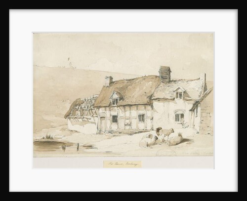 Norbury Village - Old Houses by Thomas Peploe Wood